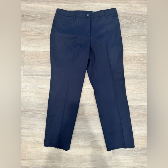 NWT Talbots Perfect Chino Indigo Blue Size 12P - Picture 3 of 10